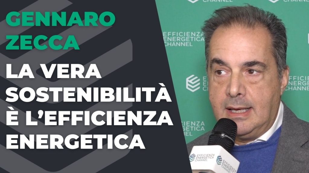True sustainability is energy efficiency – Interview with Gennaro Zecca