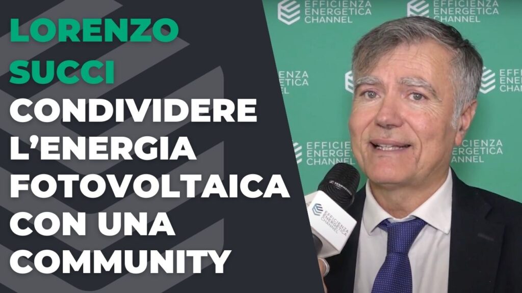 Condividere l’energia fotovoltaica con una community – Intervista a Lorenzo Succi