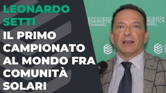 Il primo campionato al mondo fra comunità solari – Intervista a Leonardo Setti