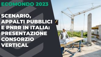 Scenario, appalti pubblici e PNRR in Italia. Presentazione Consorzio Vertical